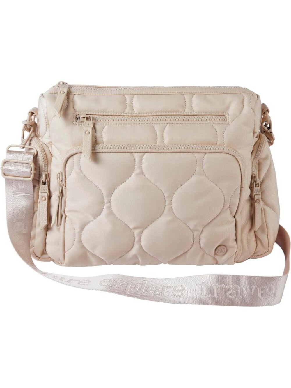 Quilted Cargo Crossbody Bag - Stylish, Versatile, Perfect for On-the-Go Use